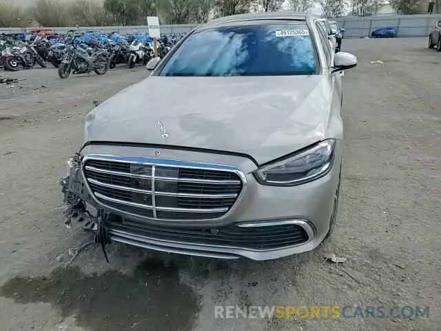 13 fotografías del automóvil dañado W1K6G7GBXMA040243 MERCEDES-BENZ S-CLASS 2021