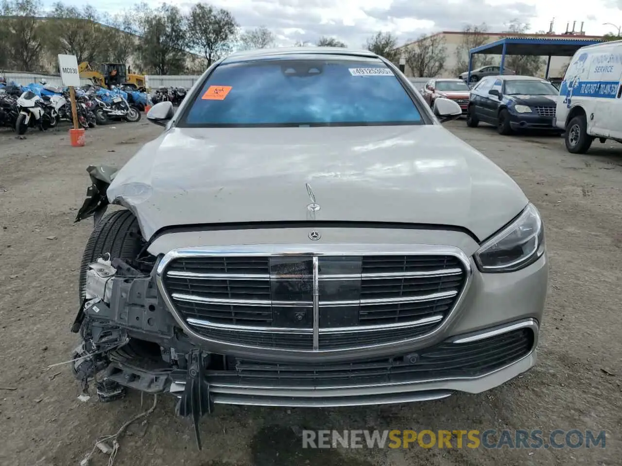 5 fotografías del automóvil dañado W1K6G7GBXMA040243 MERCEDES-BENZ S-CLASS 2021