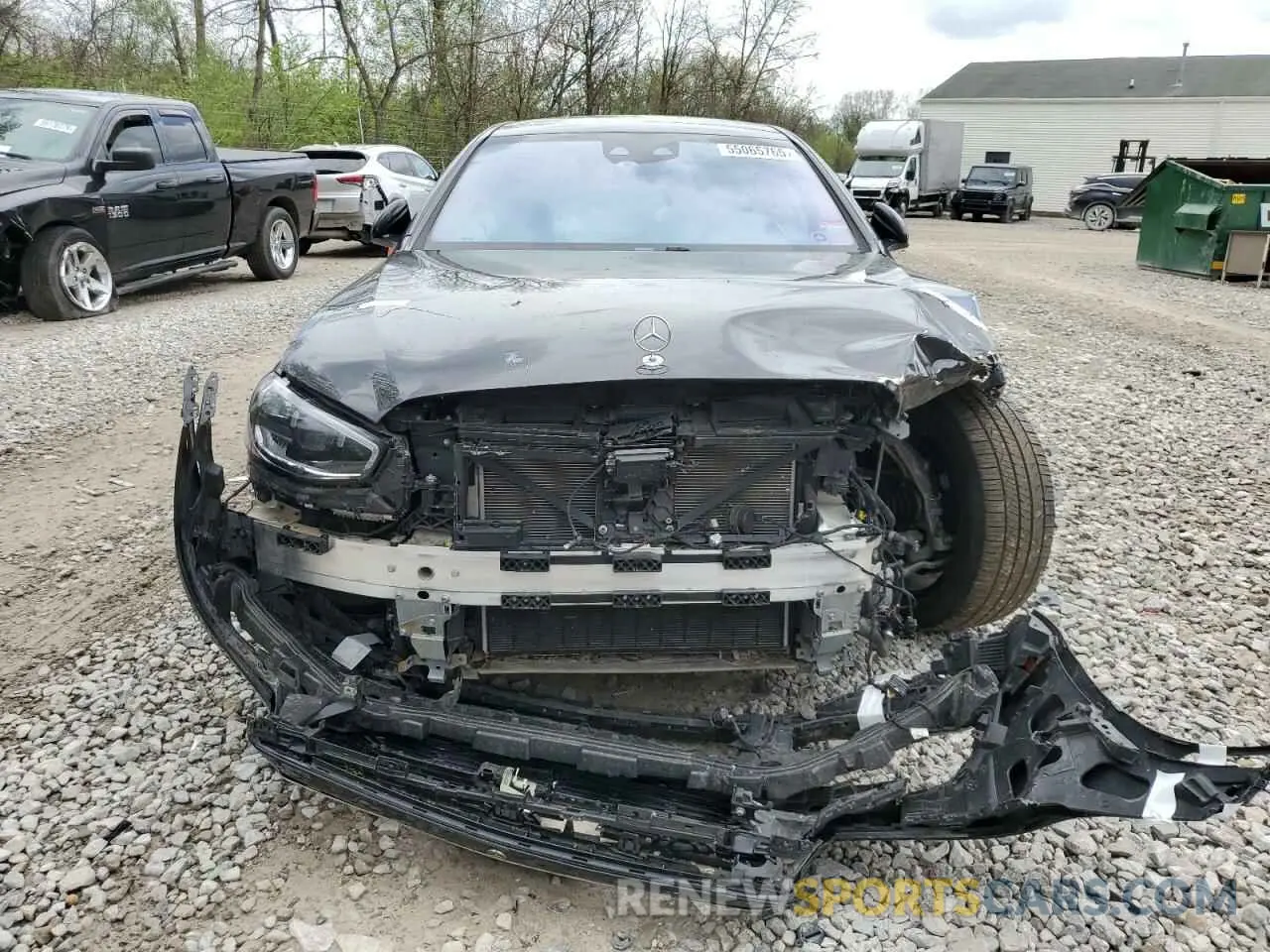 5 fotografías del automóvil dañado W1K6G6DB0NA088382 MERCEDES-BENZ S-CLASS 2022