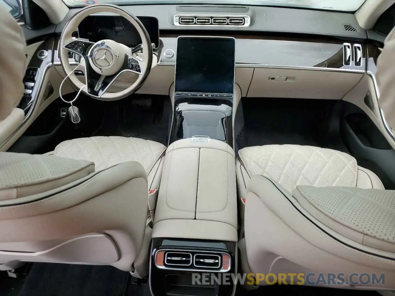 8 fotografías del automóvil dañado W1K6G6DB0NA088382 MERCEDES-BENZ S-CLASS 2022