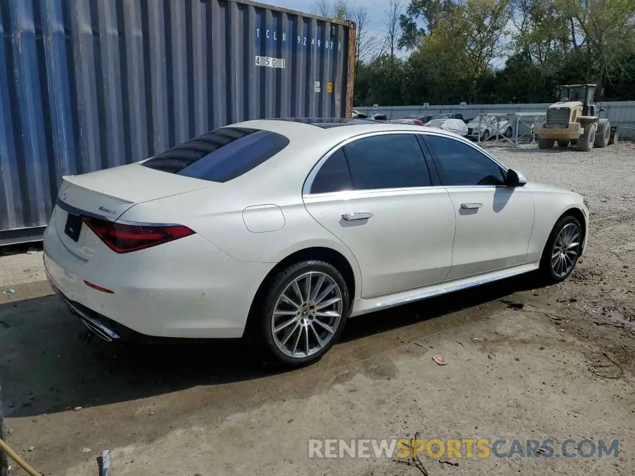 3 fotografías del automóvil dañado W1K6G6DB0NA163436 MERCEDES-BENZ S-CLASS 2022
