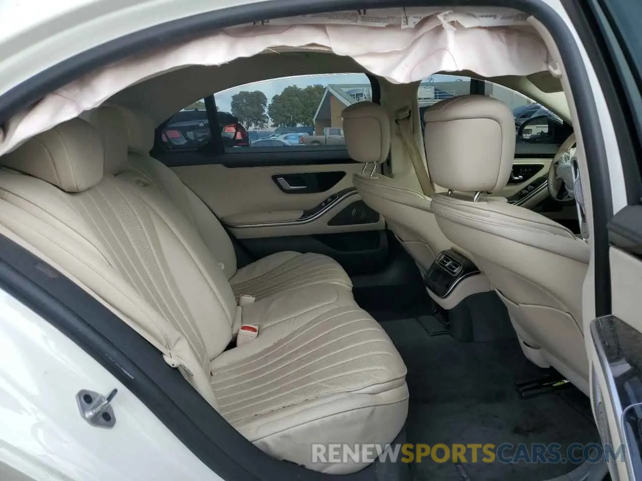10 fotografías del automóvil dañado W1K6G6DB3NA165858 MERCEDES-BENZ S-CLASS 2022