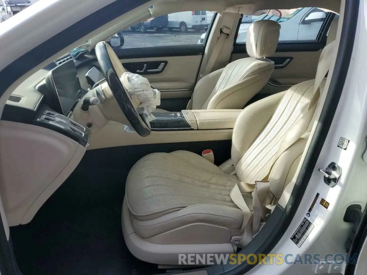 7 fotografías del automóvil dañado W1K6G6DB3NA165858 MERCEDES-BENZ S-CLASS 2022