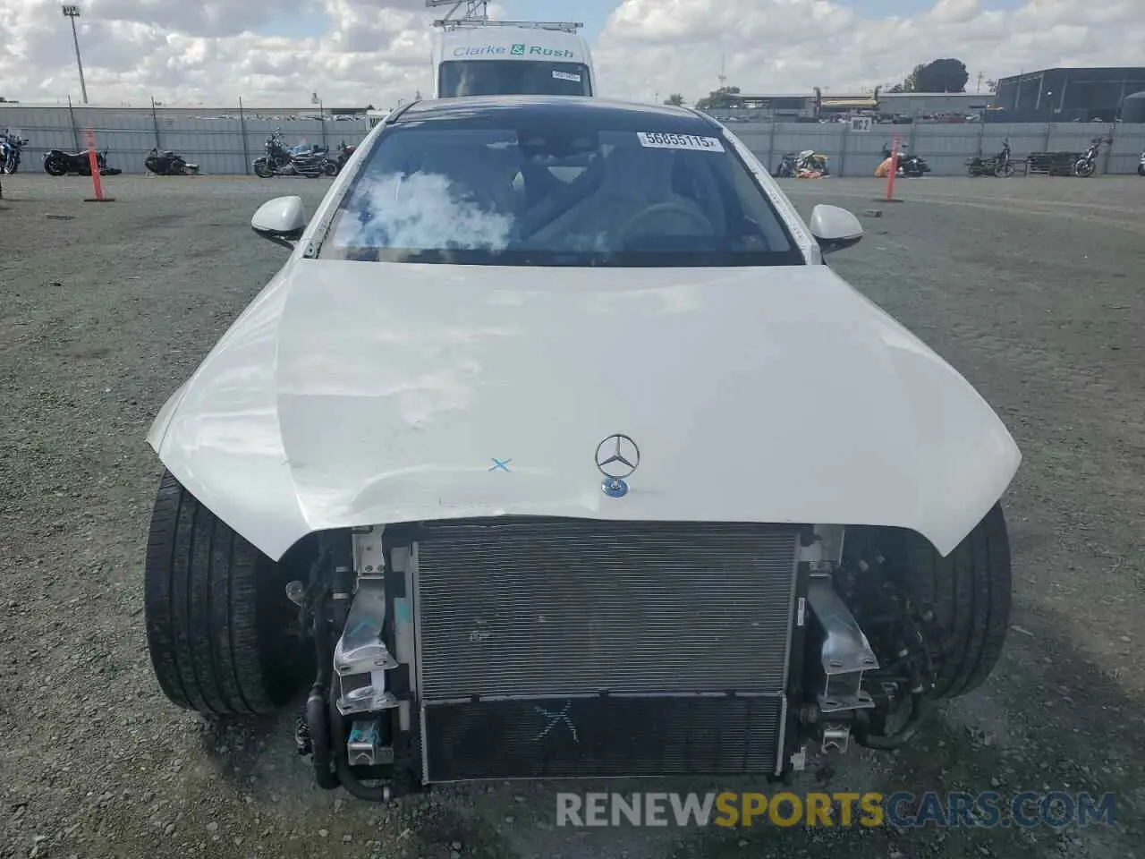 5 fotografías del automóvil dañado W1K6G6DB5NA071206 MERCEDES-BENZ S-CLASS 2022