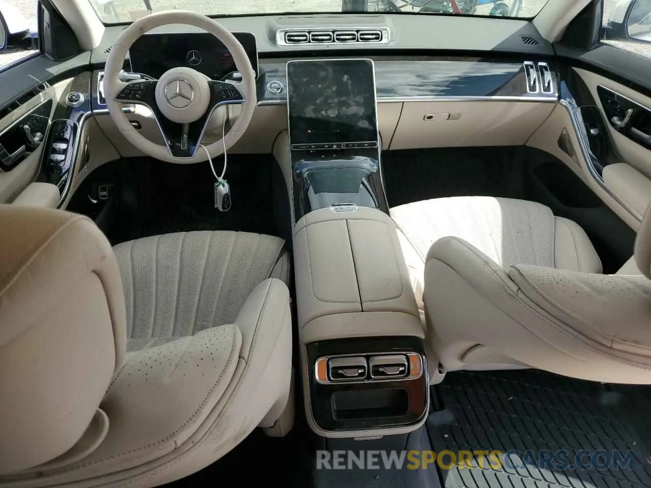 8 fotografías del automóvil dañado W1K6G6DB5NA071206 MERCEDES-BENZ S-CLASS 2022