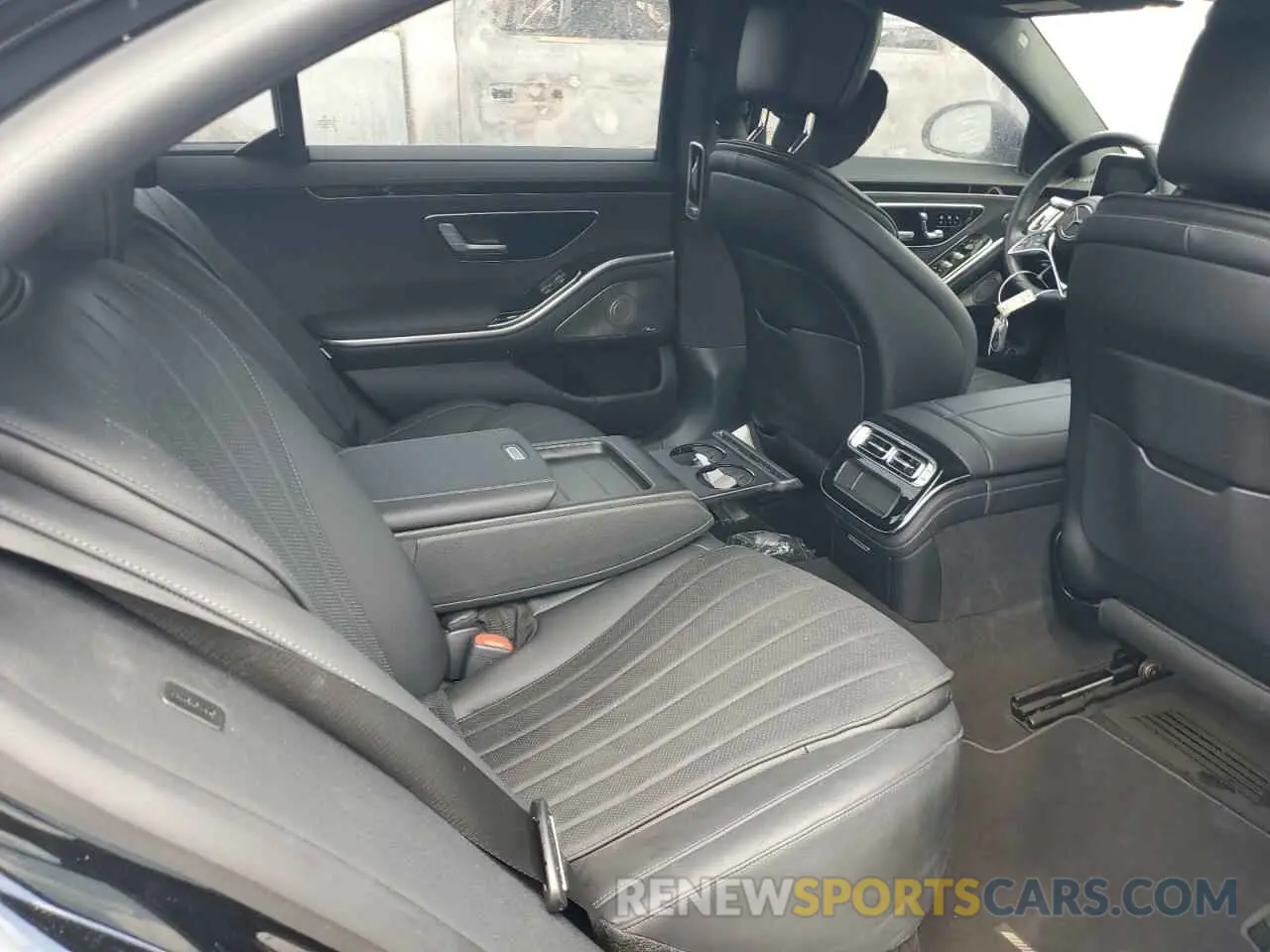 10 fotografías del automóvil dañado W1K6G6DB6NA153543 MERCEDES-BENZ S-CLASS 2022