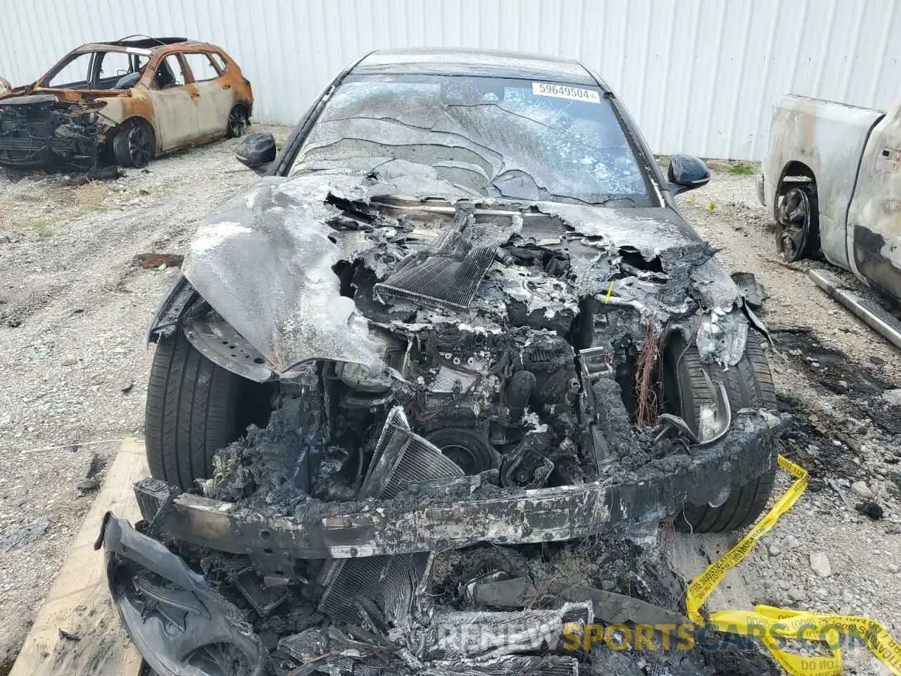 5 fotografías del automóvil dañado W1K6G6DB6NA153543 MERCEDES-BENZ S-CLASS 2022