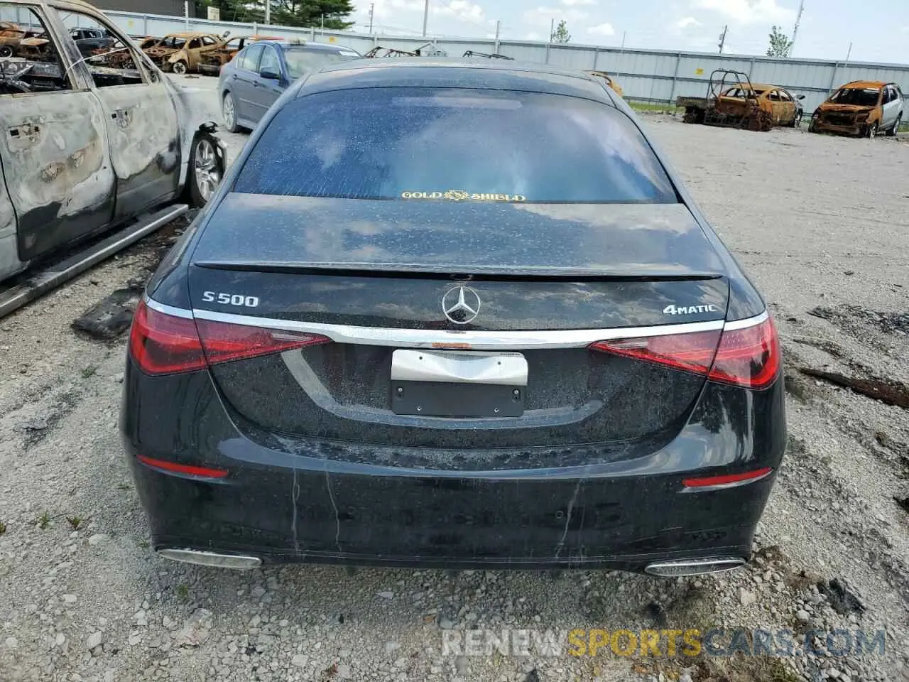 6 fotografías del automóvil dañado W1K6G6DB6NA153543 MERCEDES-BENZ S-CLASS 2022