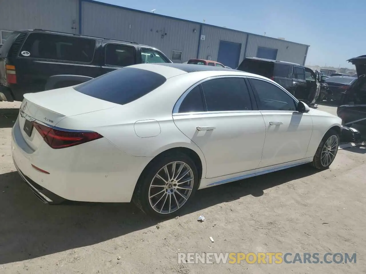 3 fotografías del automóvil dañado W1K6G6DB6NA157723 MERCEDES-BENZ S-CLASS 2022