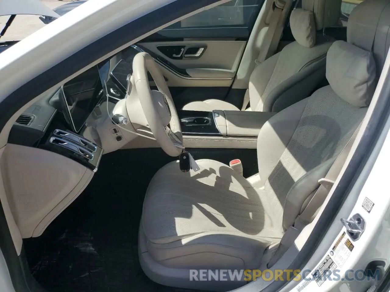 7 fotografías del automóvil dañado W1K6G6DB6NA157723 MERCEDES-BENZ S-CLASS 2022
