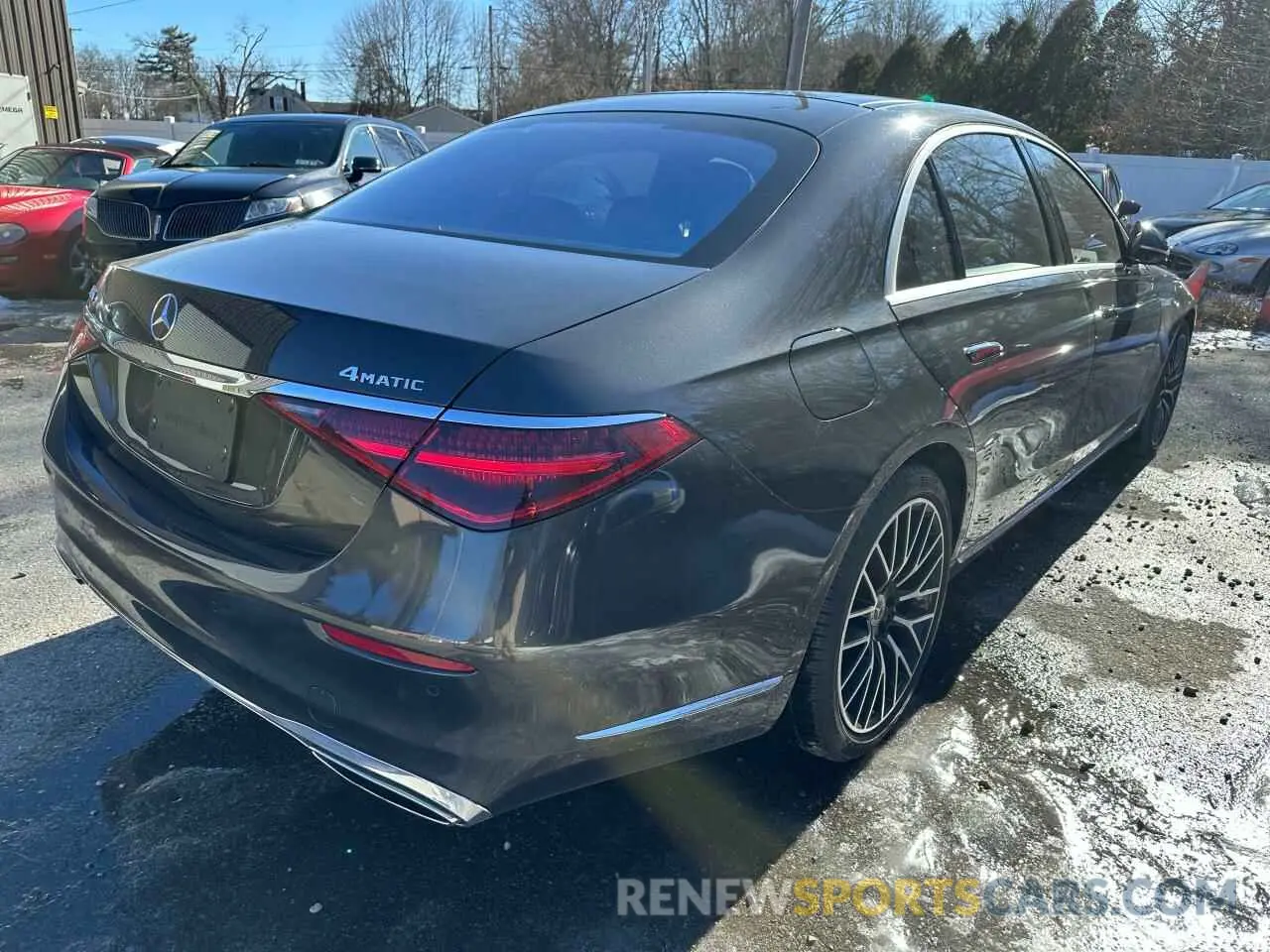 4 fotografías del automóvil dañado W1K6G6DB9NA088879 MERCEDES-BENZ S-CLASS 2022