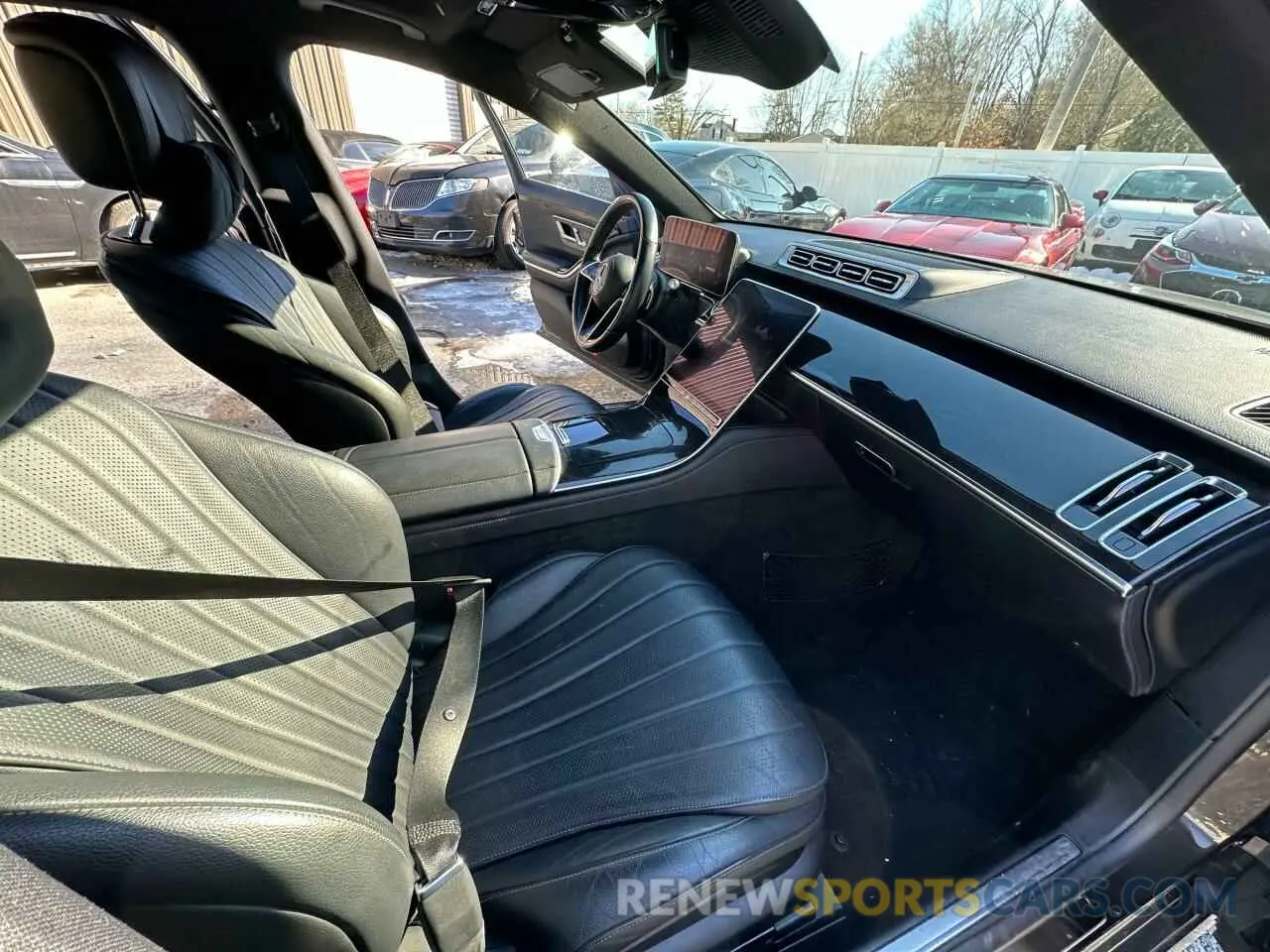 5 fotografías del automóvil dañado W1K6G6DB9NA088879 MERCEDES-BENZ S-CLASS 2022