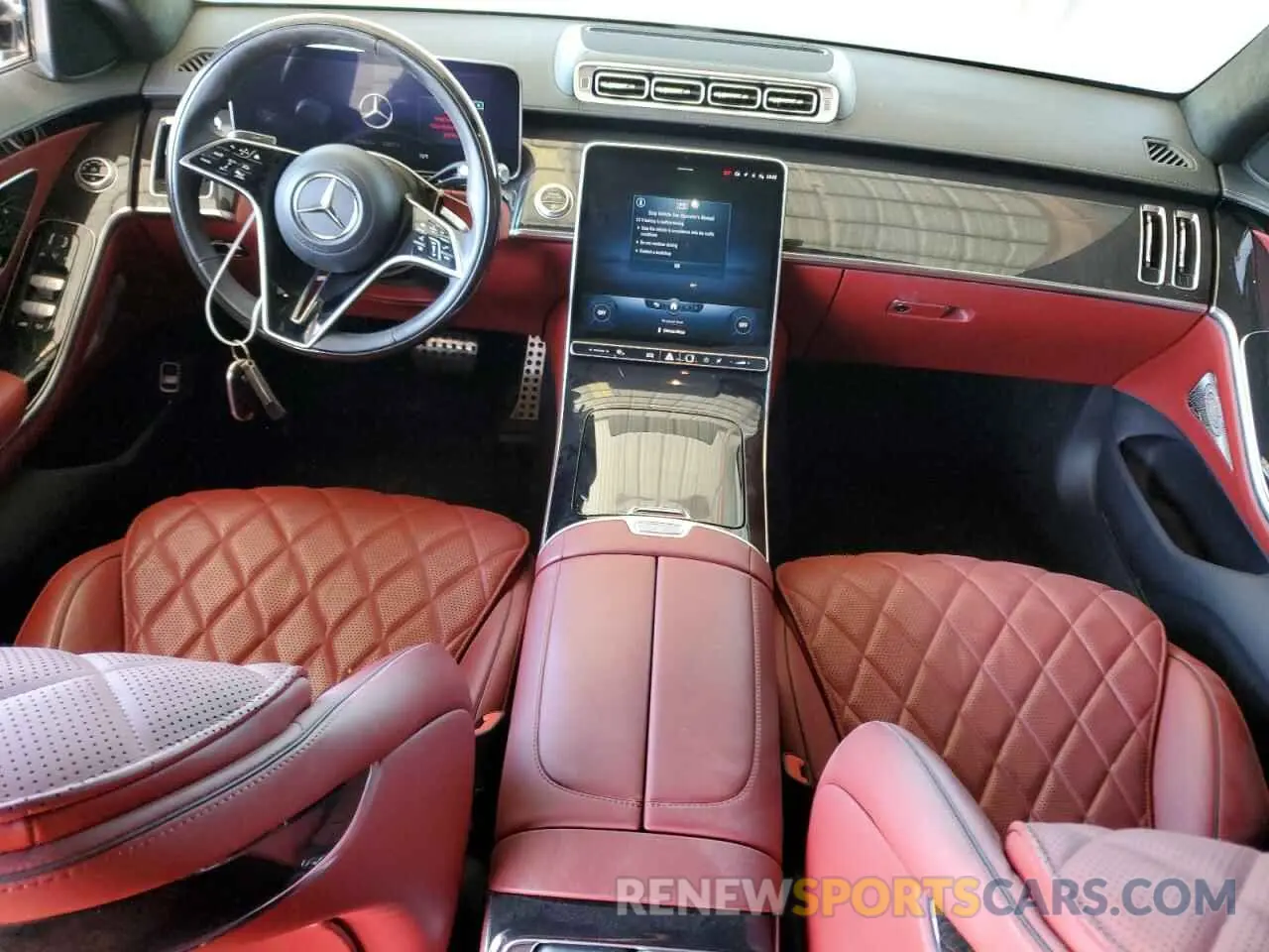 8 fotografías del automóvil dañado W1K6G6DB9NA105566 MERCEDES-BENZ S-CLASS 2022