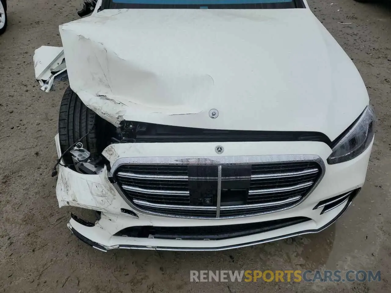 11 fotografías del automóvil dañado W1K6G6DB9NA166349 MERCEDES-BENZ S-CLASS 2022