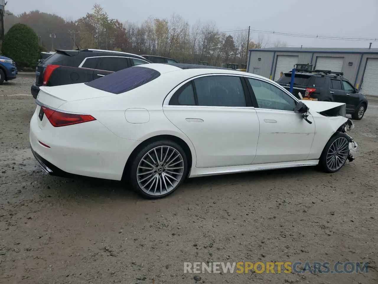 3 fotografías del automóvil dañado W1K6G6DB9NA166349 MERCEDES-BENZ S-CLASS 2022