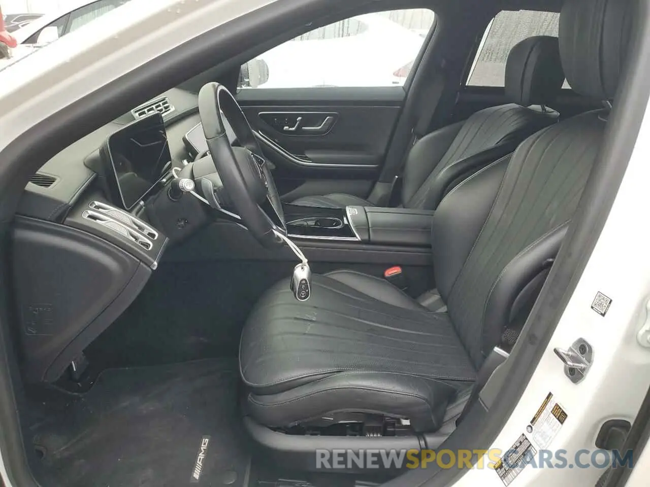 7 fotografías del automóvil dañado W1K6G6DB9NA166349 MERCEDES-BENZ S-CLASS 2022