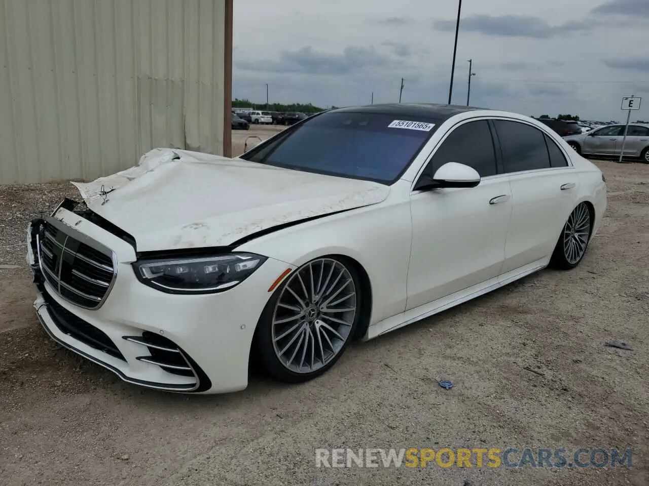 1 fotografías del automóvil dañado W1K6G6DBXNA166392 MERCEDES-BENZ S-CLASS 2022