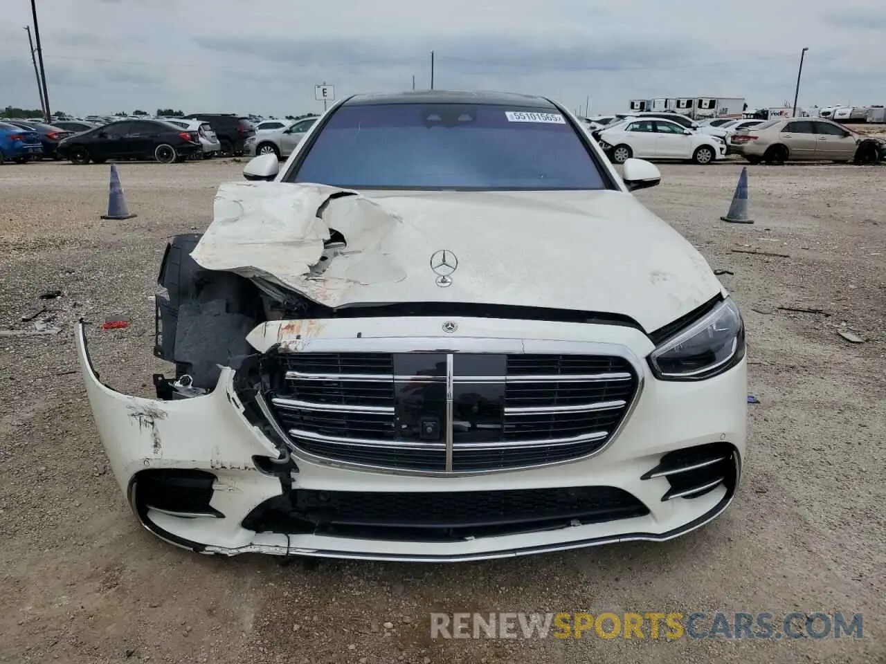 5 fotografías del automóvil dañado W1K6G6DBXNA166392 MERCEDES-BENZ S-CLASS 2022