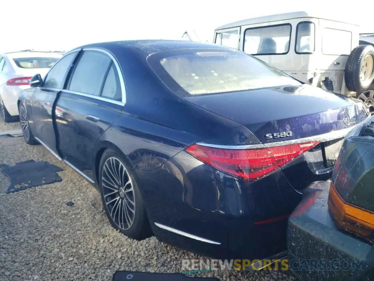 3 fotografías del automóvil dañado W1K6G7GB0NA100449 MERCEDES-BENZ S-CLASS 2022