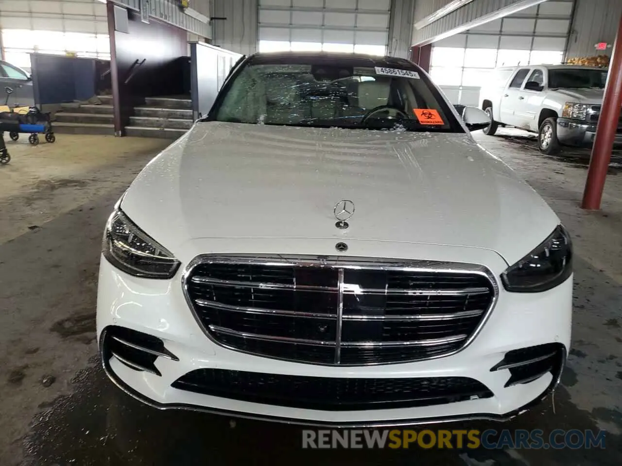 5 fotografías del automóvil dañado W1K6G7GB1NA158733 MERCEDES-BENZ S-CLASS 2022