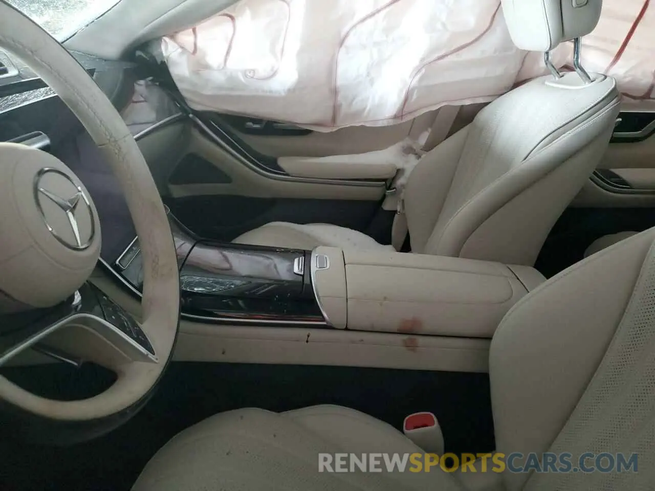 7 fotografías del automóvil dañado W1K6G7GB1NA158733 MERCEDES-BENZ S-CLASS 2022