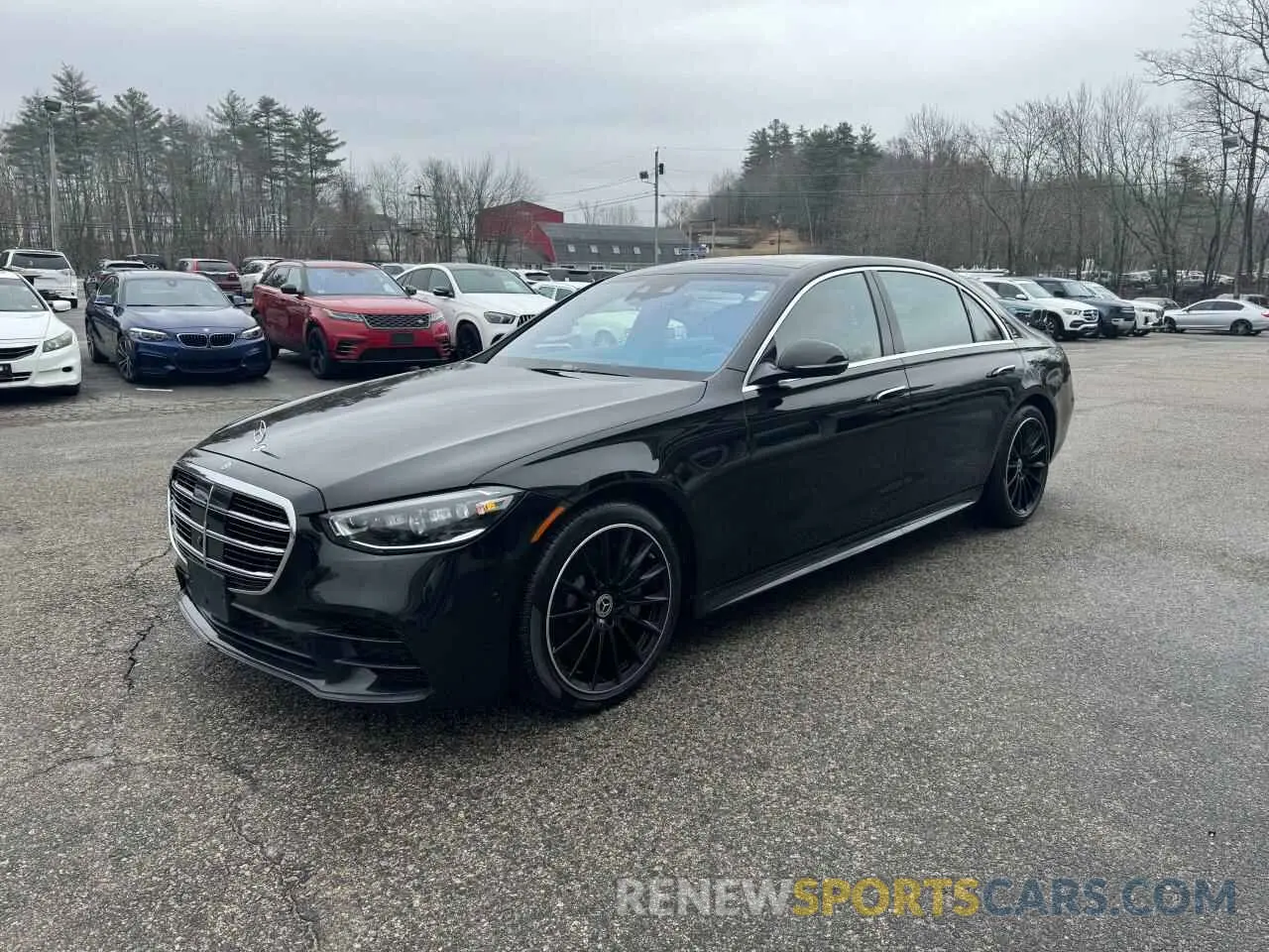 2 fotografías del automóvil dañado W1K6G7GB3NA129301 MERCEDES-BENZ S-CLASS 2022