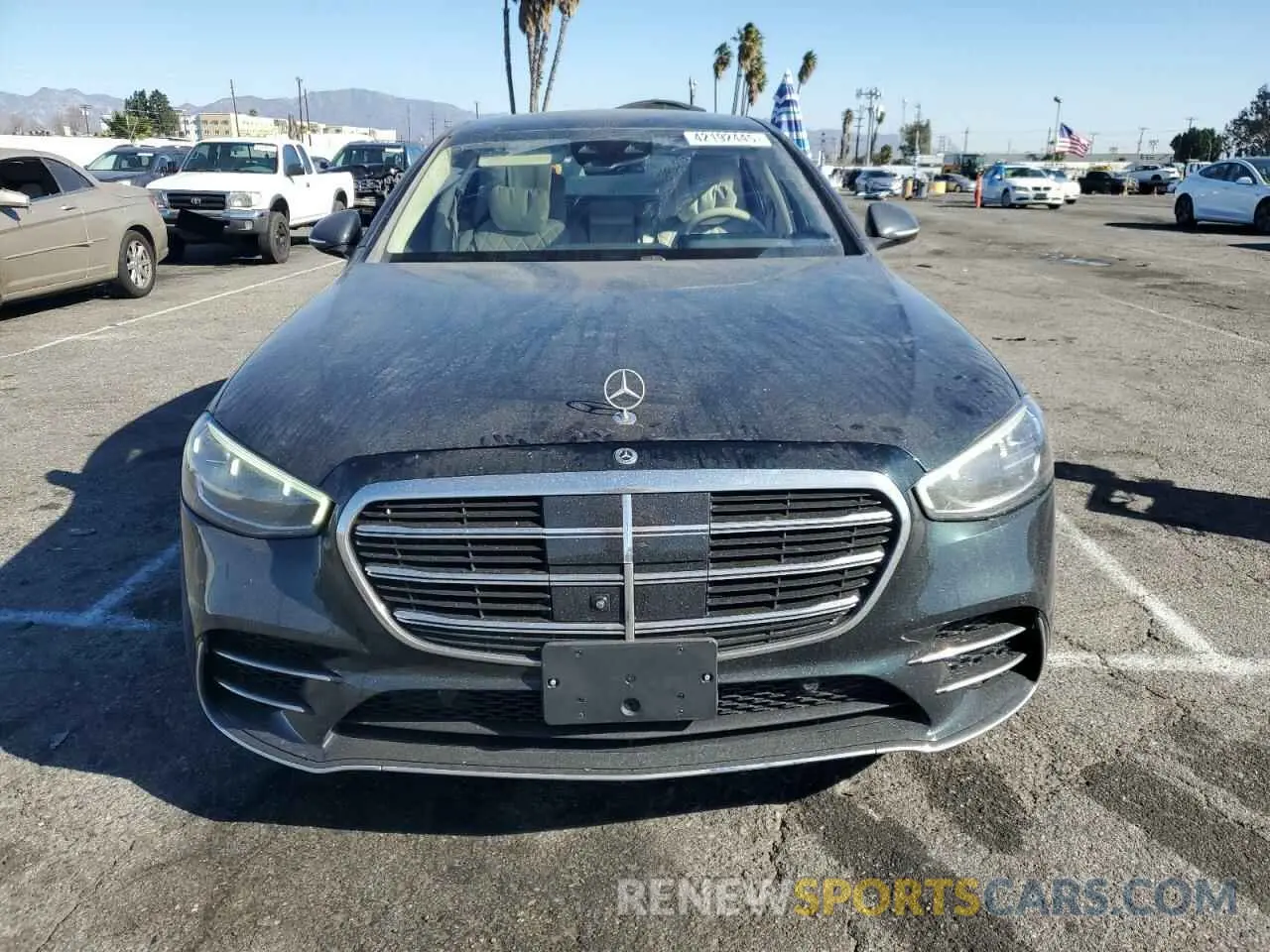 5 fotografías del automóvil dañado W1K6G7GB3NA155266 MERCEDES-BENZ S-CLASS 2022