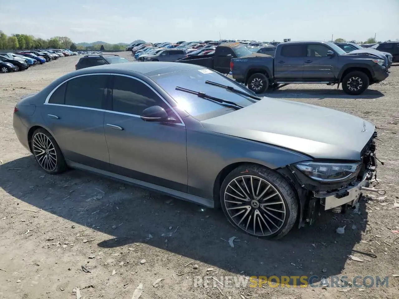 4 fotografías del automóvil dañado W1K6G7GB4NA106528 MERCEDES-BENZ S-CLASS 2022