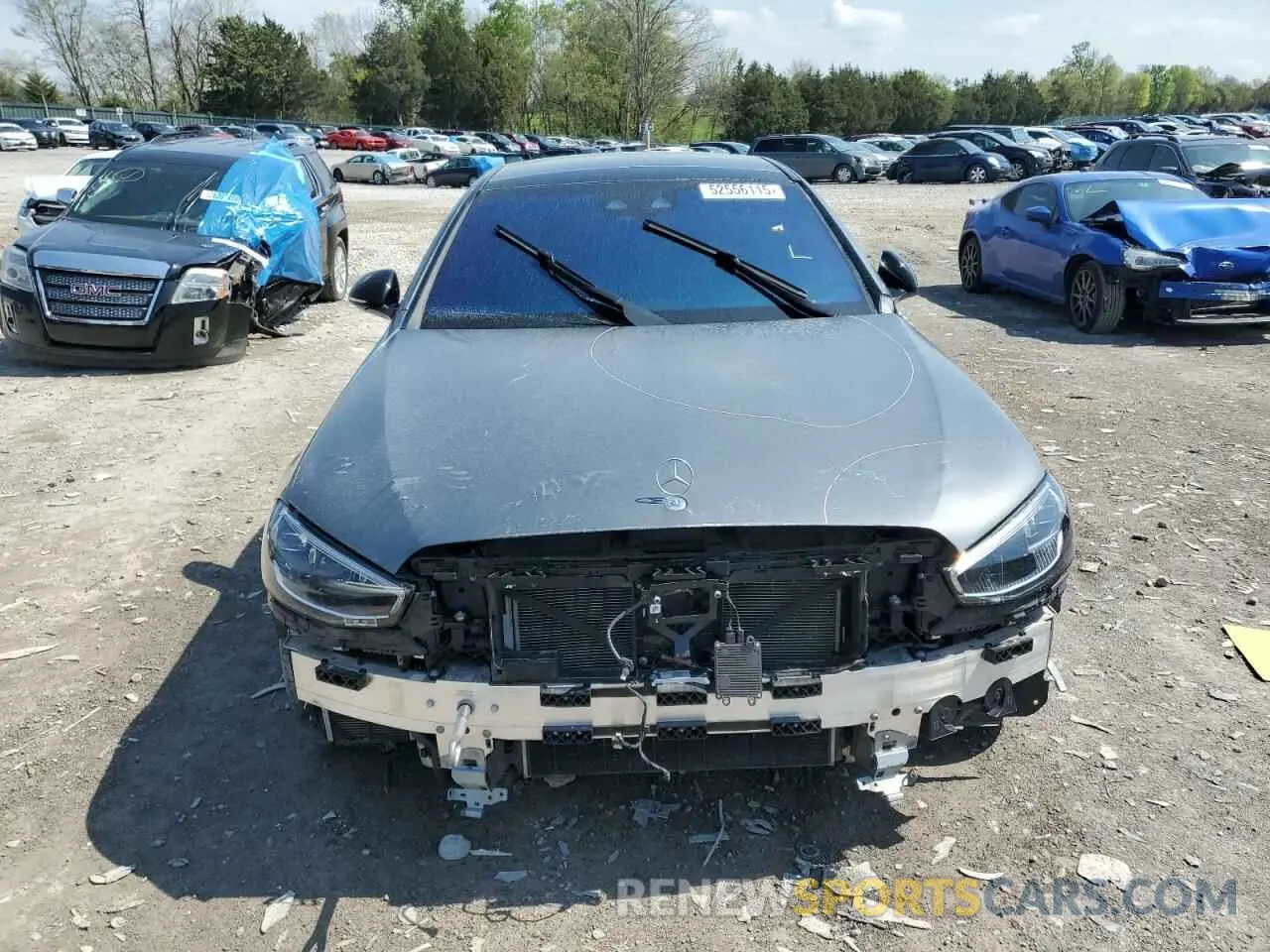 5 fotografías del automóvil dañado W1K6G7GB4NA106528 MERCEDES-BENZ S-CLASS 2022