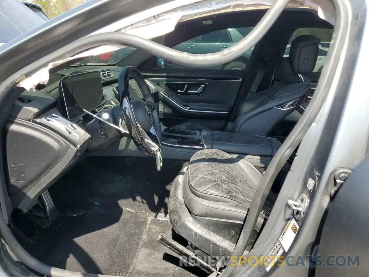 7 fotografías del automóvil dañado W1K6G7GB4NA106528 MERCEDES-BENZ S-CLASS 2022