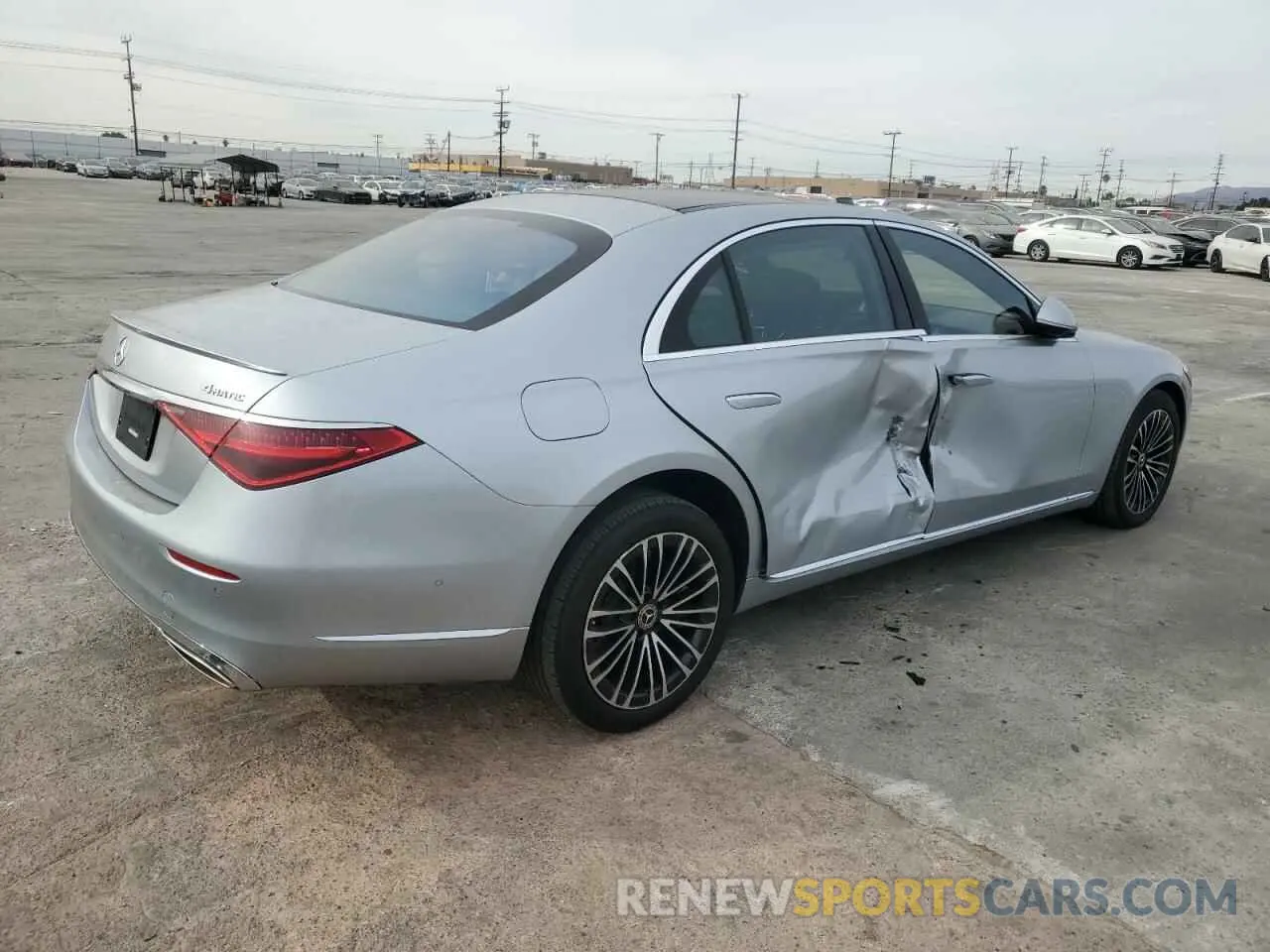3 fotografías del automóvil dañado W1K6G7GB6NA080546 MERCEDES-BENZ S-CLASS 2022