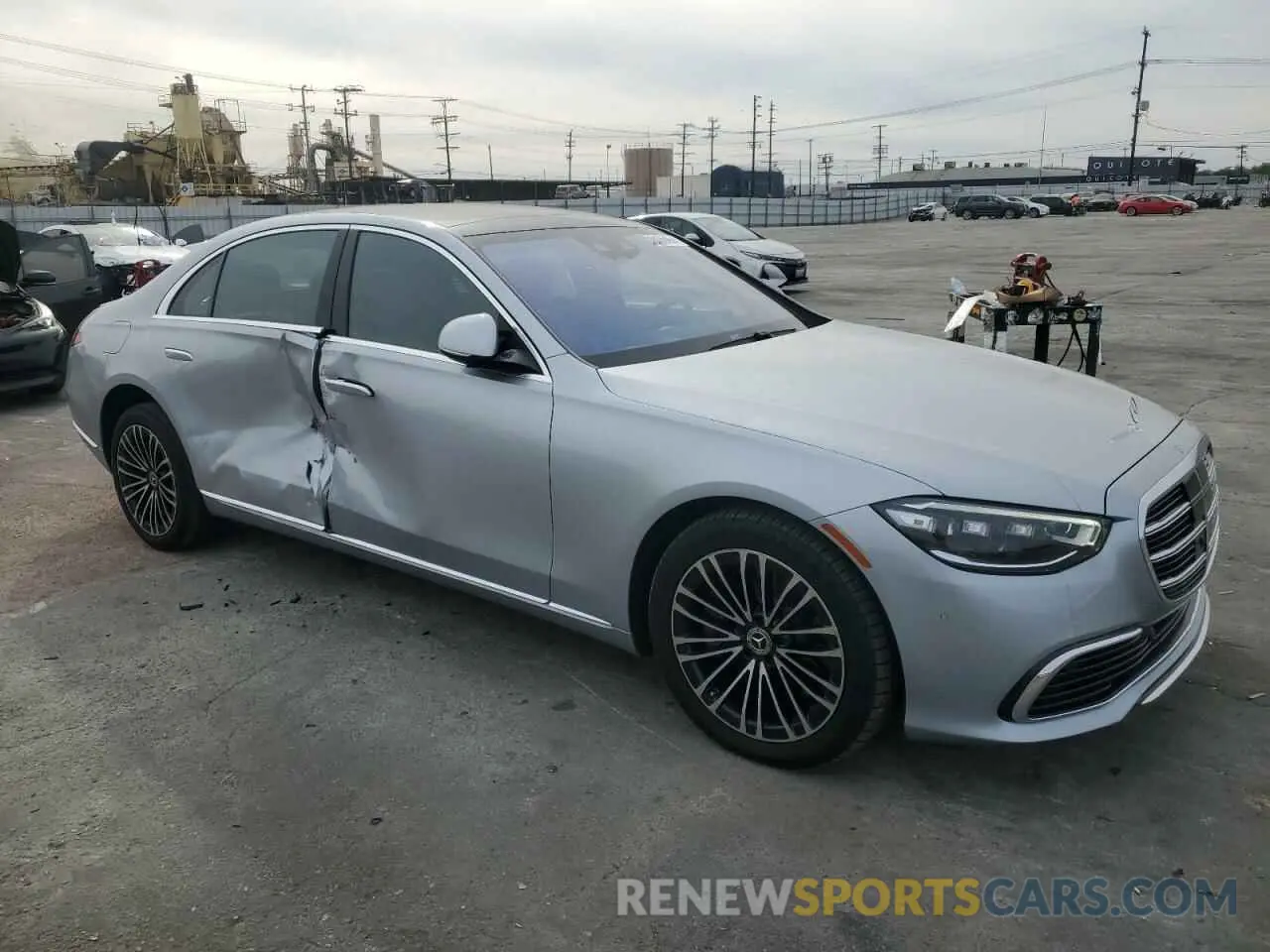 4 fotografías del automóvil dañado W1K6G7GB6NA080546 MERCEDES-BENZ S-CLASS 2022