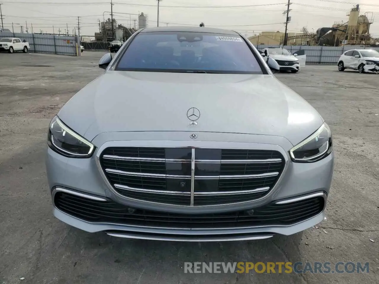 5 fotografías del automóvil dañado W1K6G7GB6NA080546 MERCEDES-BENZ S-CLASS 2022
