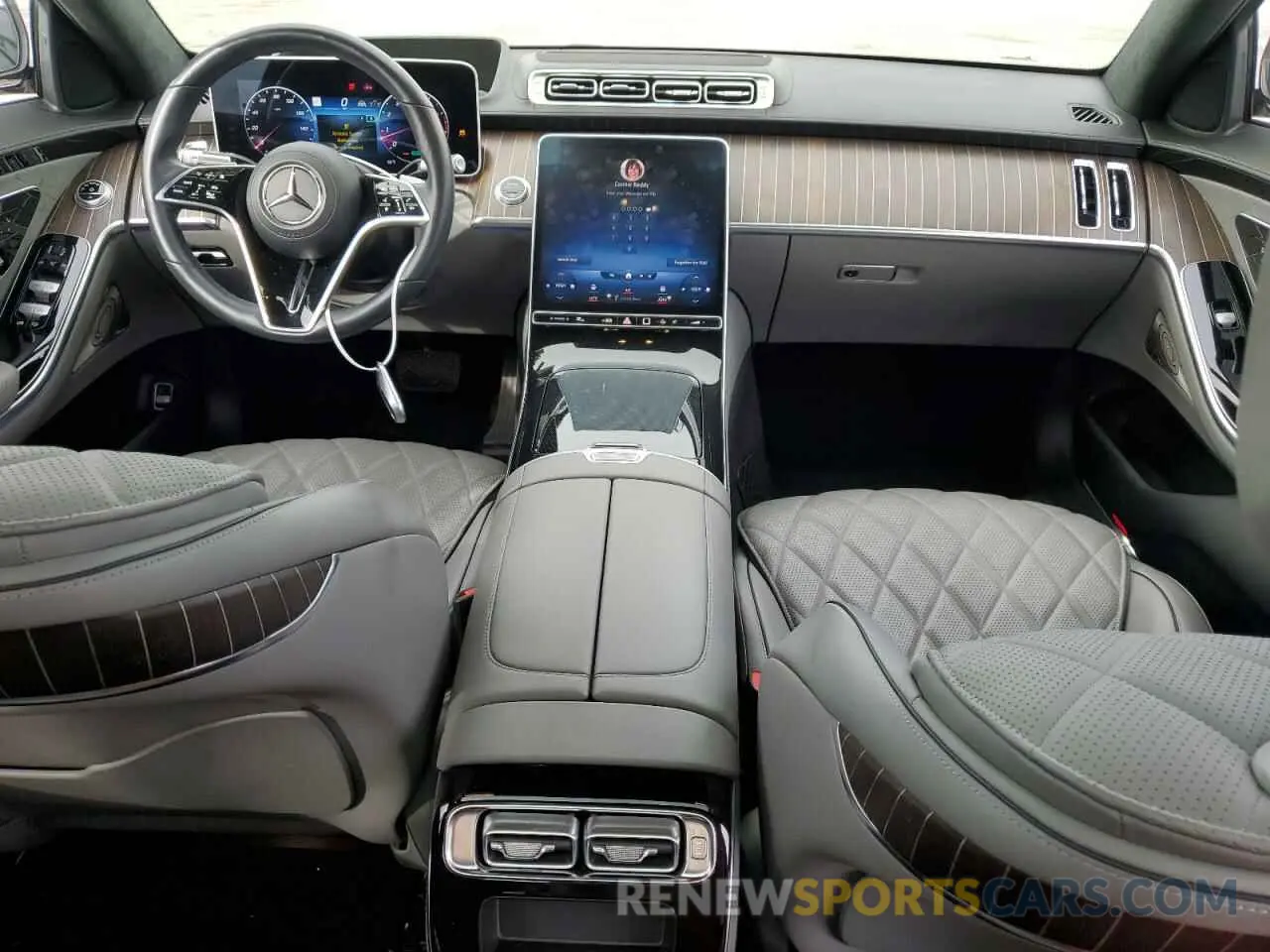 8 fotografías del automóvil dañado W1K6G7GB6NA080546 MERCEDES-BENZ S-CLASS 2022