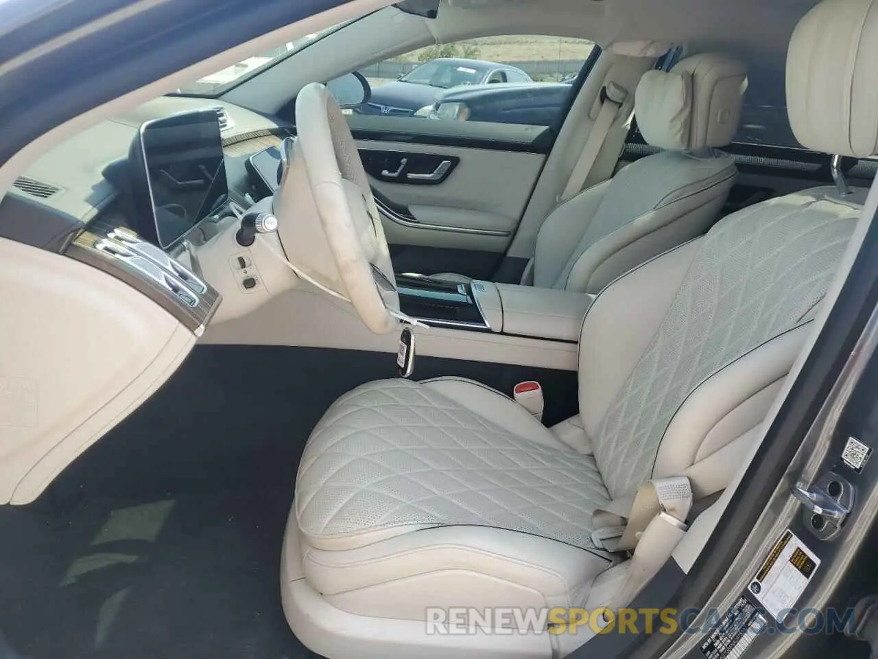 7 fotografías del automóvil dañado W1K6G7GB6NA097556 MERCEDES-BENZ S-CLASS 2022