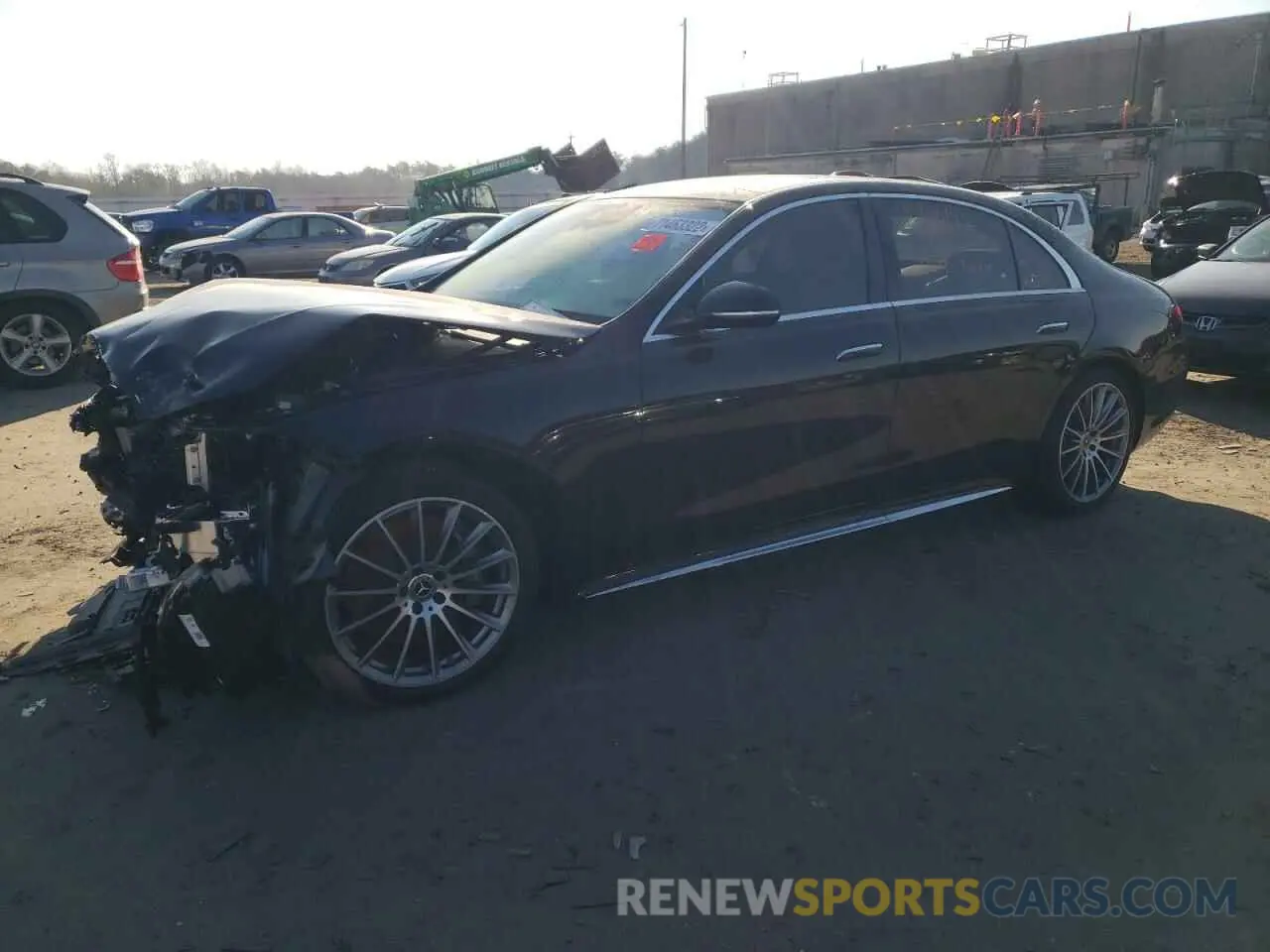 1 fotografías del automóvil dañado W1K6G7GB7NA137286 MERCEDES-BENZ S-CLASS 2022