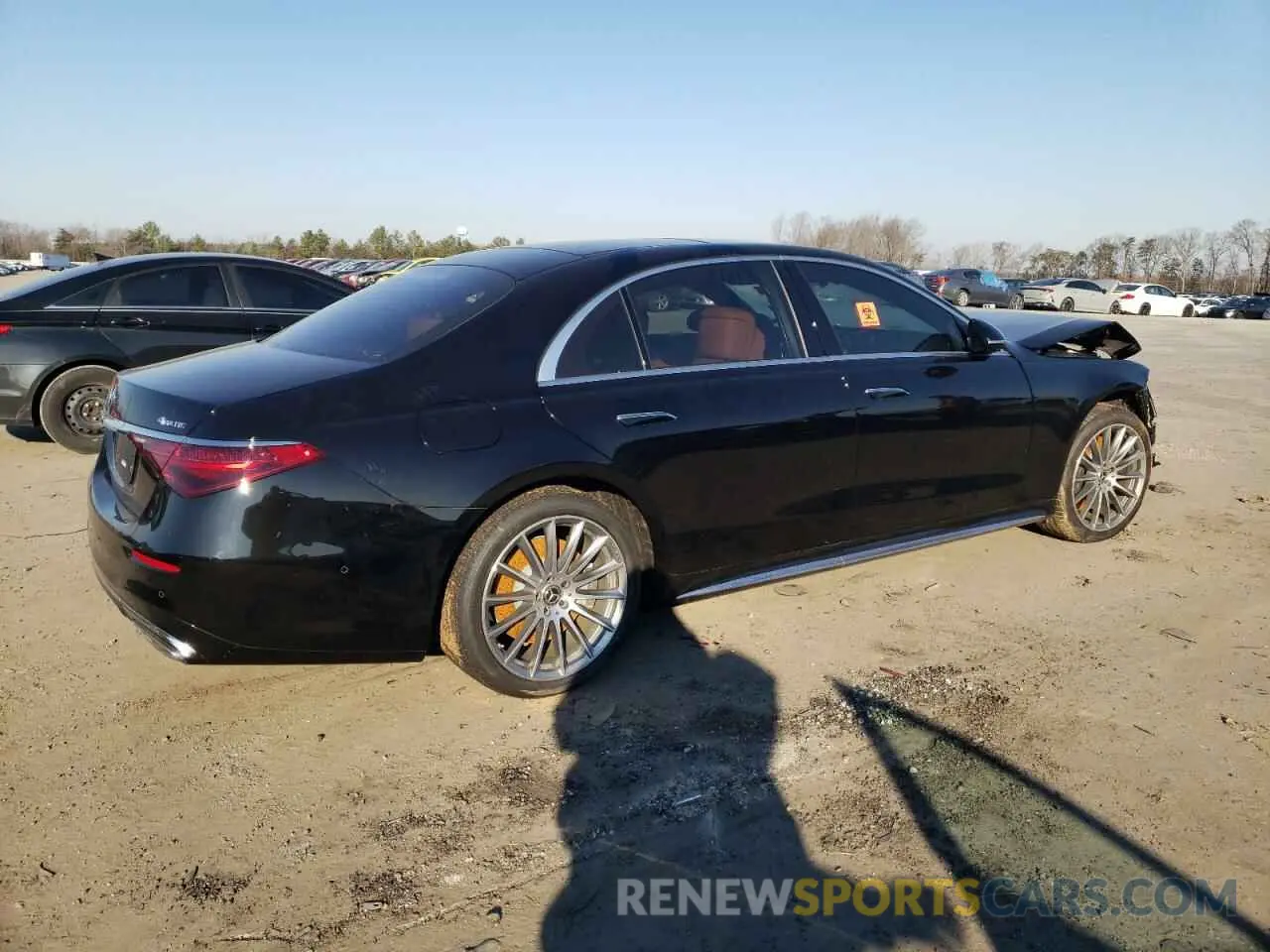 3 fotografías del automóvil dañado W1K6G7GB7NA137286 MERCEDES-BENZ S-CLASS 2022
