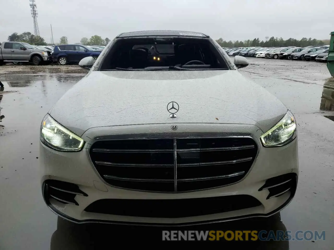 5 fotografías del automóvil dañado W1K6G7GB8NA106385 MERCEDES-BENZ S-CLASS 2022