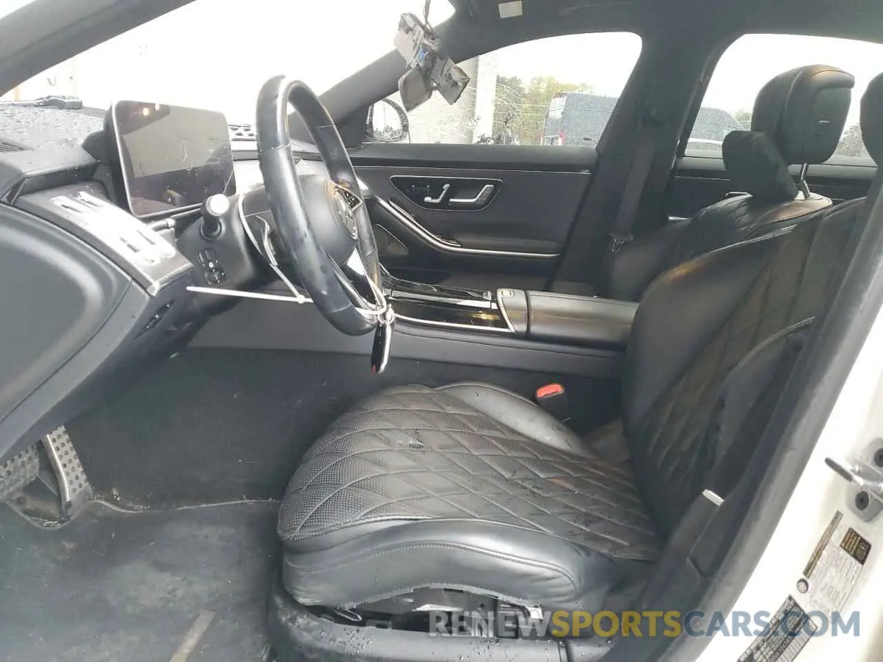7 fotografías del automóvil dañado W1K6G7GB8NA106385 MERCEDES-BENZ S-CLASS 2022