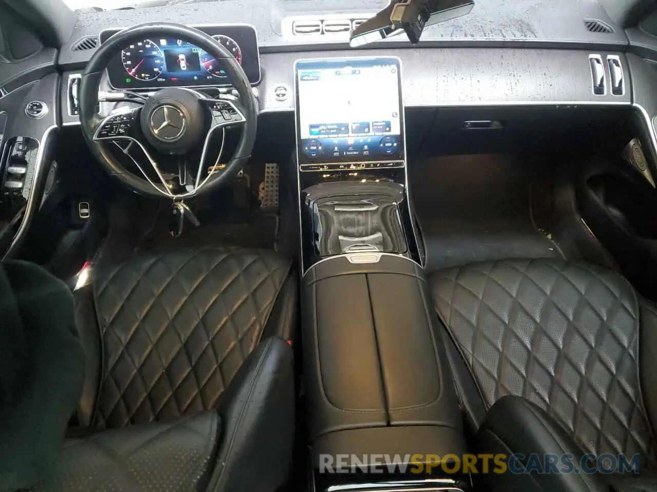 8 fotografías del automóvil dañado W1K6G7GB8NA106385 MERCEDES-BENZ S-CLASS 2022