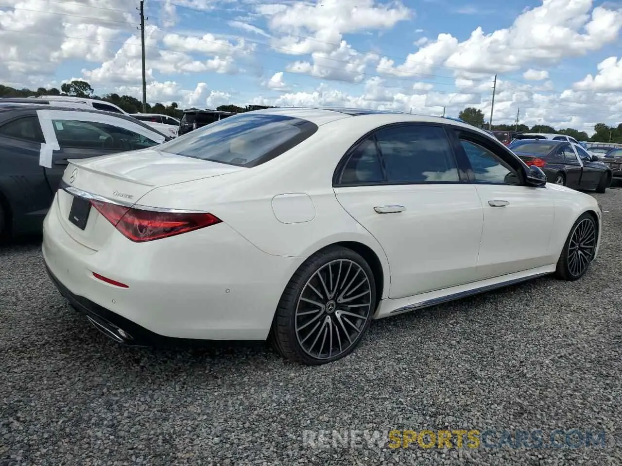 3 fotografías del automóvil dañado W1K6G6DB0PA171636 MERCEDES-BENZ S-CLASS 2023