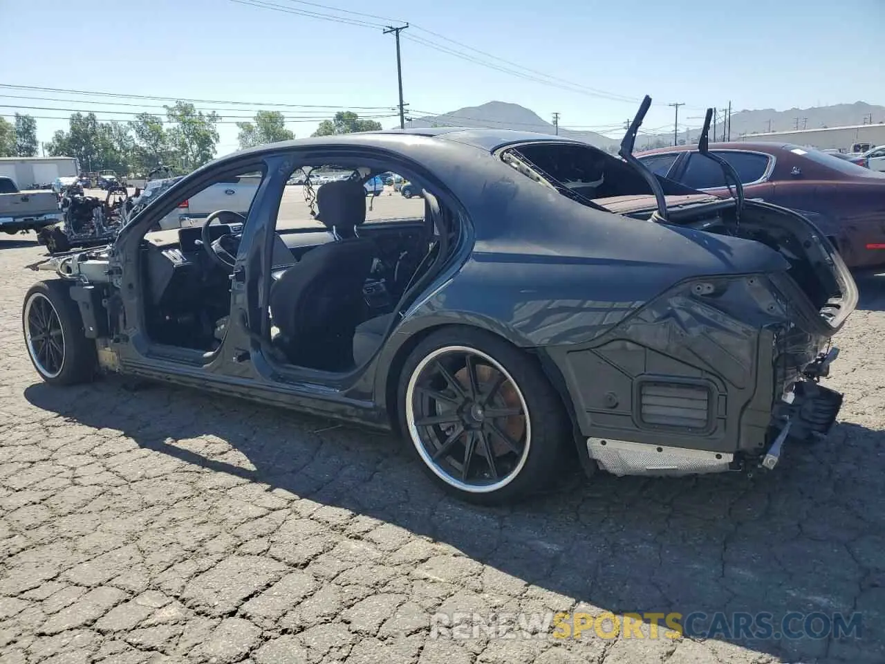 2 fotografías del automóvil dañado W1K6G6DB3PA208940 MERCEDES-BENZ S-CLASS 2023