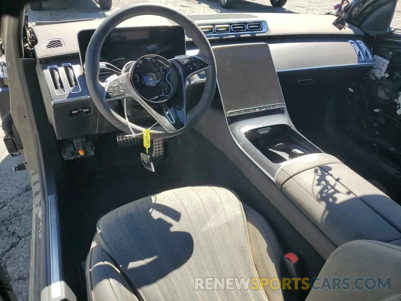 8 fotografías del automóvil dañado W1K6G6DB3PA208940 MERCEDES-BENZ S-CLASS 2023