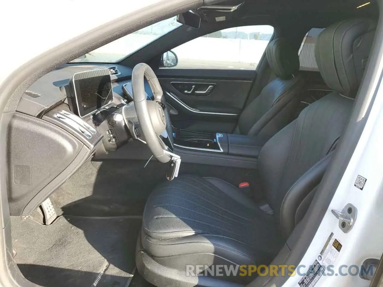 7 fotografías del automóvil dañado W1K6G6DB3PA210705 MERCEDES-BENZ S-CLASS 2023