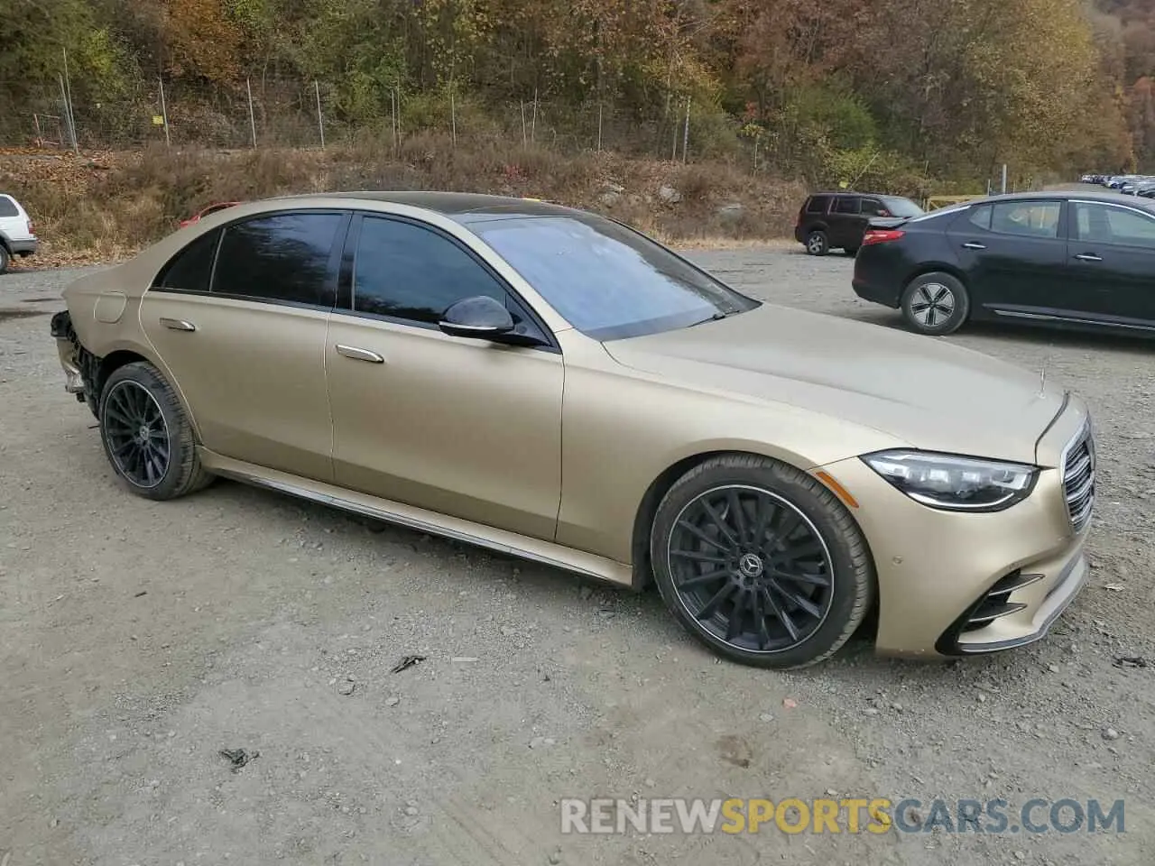 4 fotografías del automóvil dañado W1K6G7GB8PA169277 MERCEDES-BENZ S-CLASS 2023