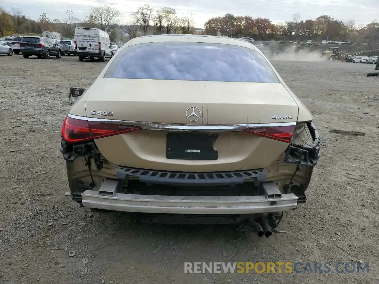 6 fotografías del automóvil dañado W1K6G7GB8PA169277 MERCEDES-BENZ S-CLASS 2023