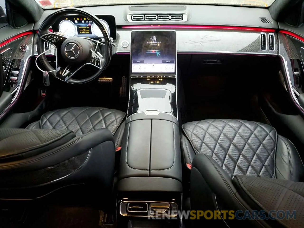 8 fotografías del automóvil dañado W1K6G7GB8PA169277 MERCEDES-BENZ S-CLASS 2023