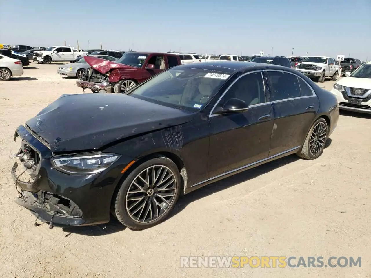 1 fotografías del automóvil dañado W1K6G7GB8PA169960 MERCEDES-BENZ S-CLASS 2023
