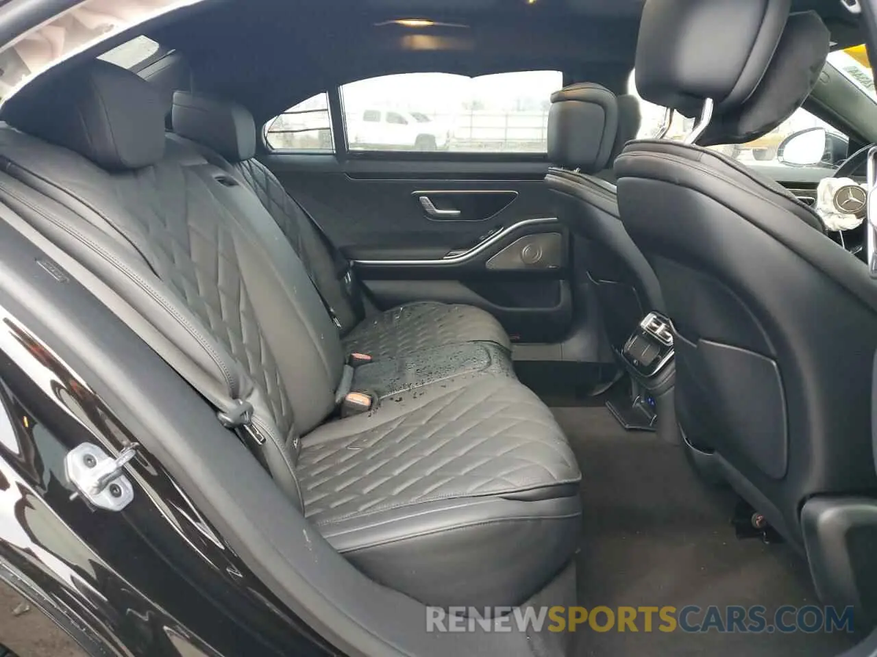10 fotografías del automóvil dañado W1K6G6KB8RA276723 MERCEDES-BENZ S S580E 4M 2024
