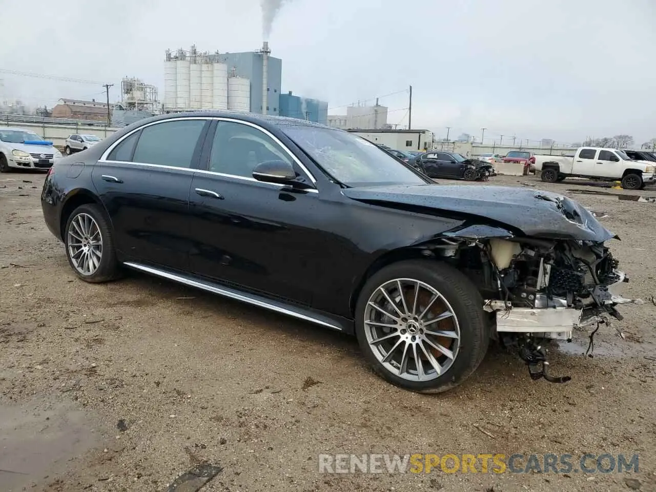 4 fotografías del automóvil dañado W1K6G6KB8RA276723 MERCEDES-BENZ S S580E 4M 2024